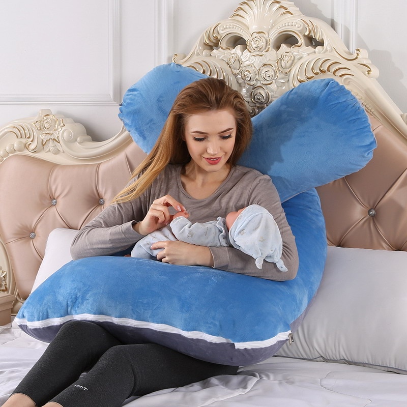 116x65cm Pregnant Pillow for Pregnant Women Cushion for Pregnant Cushions of Pregnancy Maternity Support Breastfeeding for Sleep